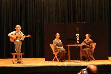 Drought, Depression, Disaster: Voices from the Dust, a 10-minute play created and presented by Lorena Middle School students Amber Essary, Whitney Gafford, and Shawn McCully.