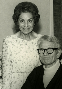 Gladys and Roy Bertrand Sr., on the occasion of their 50th anniversary, in 1982.